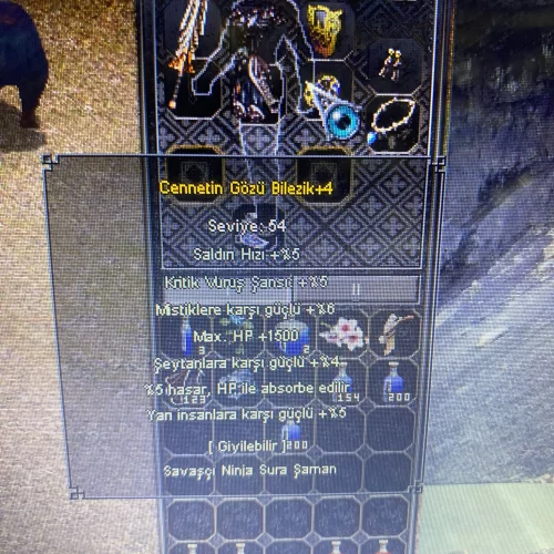  CENNETİN GÖZÜ BİLEZİK 5 EFSUN 1500 HP 5 YARILI